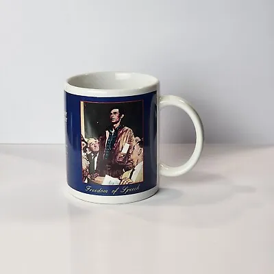 Norman Rockwell 10oz Mug Four Freedoms Saturday Evening Post Freedom Of Speech • $12