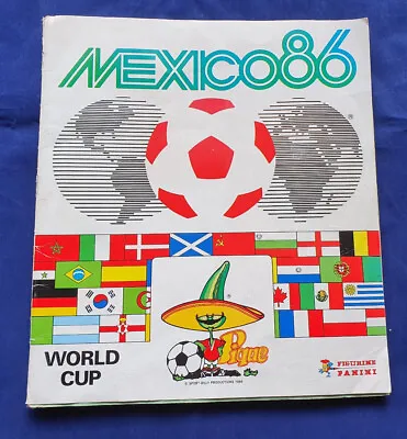 1986 Panini World Cup Mexico 86 Fast Kpl/Near Complete Sticker Album -20 • £76.93