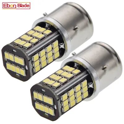 2x 6V 6 Volt BA21S LED Headlight Bulb For Motorcycle Scooter Vintage Classic Car • $19.99