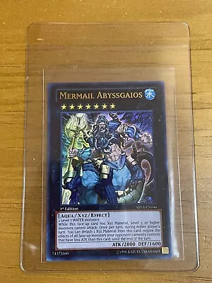 Yugioh! Mermail Abyssgaios ABYR-EN046 Ultimate Rare 1st Edition • $19.99