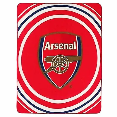 £12.99 • Buy Giant Arsenal FC Football Crest Fleece Blanket/Sofa Throw (125cm X 150cm)