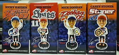 MotoGP Bobble Head Casey Stoner Mick Doohan Ben Spies Nicky Hayden Full Set RARE • $255.40