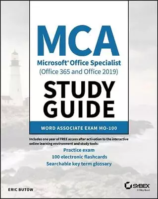 MCA Microsoft Office Specialist (Office 365 And Office 2019) Study Guide: Word A • $40.10