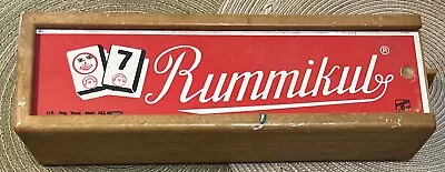 Vintage Rummikub Game Set 1970’s Crafted In Israel All Shown Is Included • $96