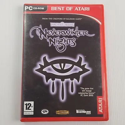 Neverwinter Nights Forgotten Realms Atari - 2002 PC Cd-rom Excellent Condition  • $45