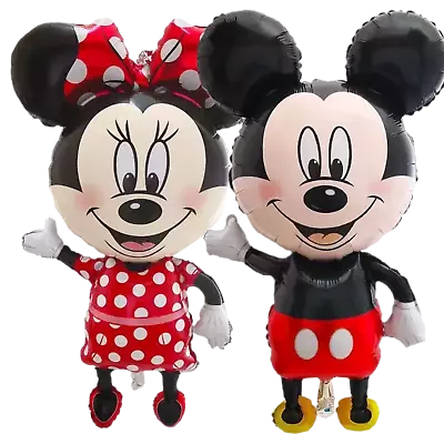 2 Pc Disney Minnie Mickey Mouse Helium Balloon Set Kids Birthday Party Balloons • $9.99