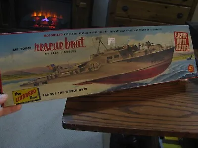 Air Force Rescue Boat Motorized Model Kit The Lindberg Line Started   #SH 4 • $21.98