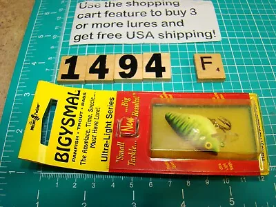 V1494 F Mister Twister Bigysmal Fishing Lure  Nib New On Card Noc • $9.95