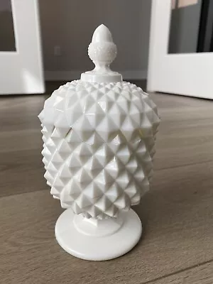 Vintage Saw Tooth Milk Glass Candy Dish • $29