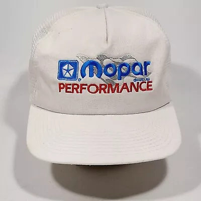 Chrysler Mopar Performance Trucker Mesh Snapback Baseball Hat Cap USA Made • $42.99