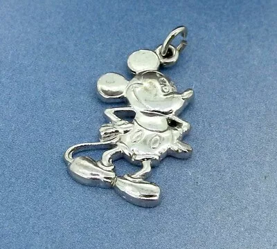 Vintage Sterling Silver Mickey Mouse Walt Disney Charm • $6.99