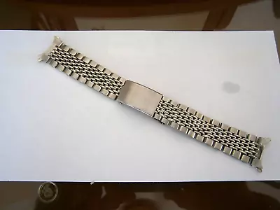 £24.99 • Buy Stainless Steel  Beads Of Rice Watch Bracelet. 19mm 12 PHOTOS TO SEE HOW GOOD