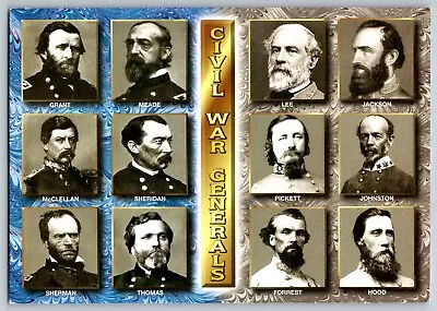 Virginia VA - Civil War Generals 1861-1865 - Vintage Postcard 4x6 - Unposted • $6.99