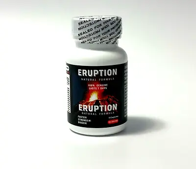 Eruption Enhancement Male Enhancement 42000mg 12 Pills Bottle Fast Free Shipping • $43.99