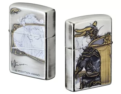 Zippo Oil Lighter Final Fantasy Amano Yoshitaka Collection No.04 Armor Case • £134.38