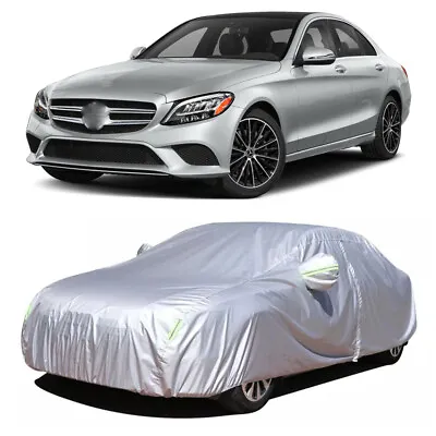 6-Layer Large Full Car Cover Outdoor Sun Protection For Mercedes-Benz C Class SL • $65.19