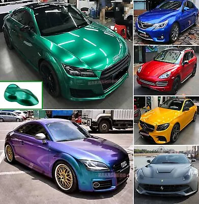 Stretch Pearl Glossy Glitter Magic Mirror Chrome Vinyl Wrap Car Paint Sticker US • $208.99