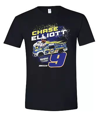 Chase Elliott Nascar Vintage Premium T-Shirt Black S-4X • $19.95