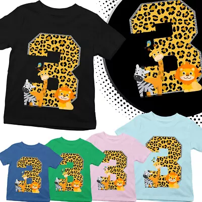 Zoo Jungle Safari Costume Personalised Childrens Birthday Party Kids T Shirt#AS • £6.99