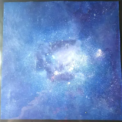 Watercolor Painting. Abstract Space Blue Stars Nebula. Decor. Paul Eres. 12x12 • $69.99