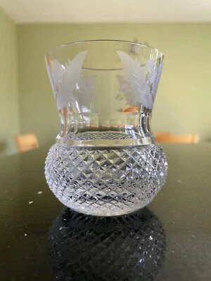 £21 • Buy Edinburgh Crystal THISTLE X1 Whiskey Glass / Tumbler