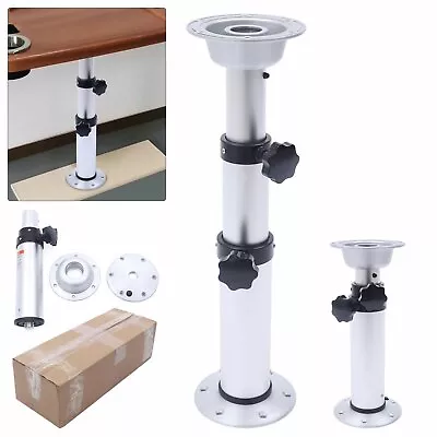 Pedestal Stand Pedestal Table Base Adjustable Height Table Leg Fit RV Boat Yacht • $116.85
