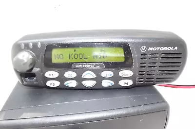 MOTOROLA CDM1550 LS+ AAM25KHF9DU5AN VHF 136-174MHz 25W 16 CHANS • $150