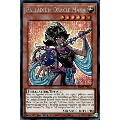 Palladium Oracle Mana TN19-EN004 Yu-Gi-Oh! Card Prismatic Secret Rare • £2.95