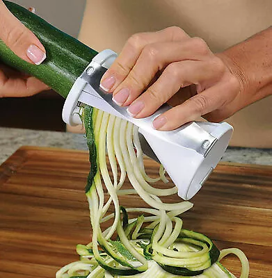 Kitchen Vegetable Spiral Slicer Cutter Chopper Spiralizer Shred Fruit Twister • £7.40