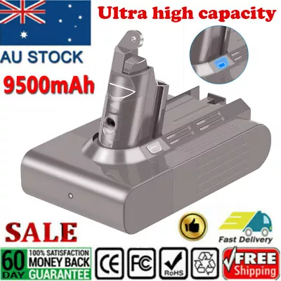 9500mAh Battery Replacement For DYSON V6 Animal SV03 SV04 SV09 DC58 DC59 DC61  • $19.99