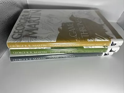 A Game Of Thrones Graphic Novel Volumes 1-3  Hardcover George Martin Ex Library • $30