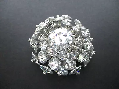 Vendome Vintage Signed Rivoli Brooch • $115