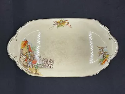 J G Meakin Sunshine Rectangular Plate  With Horse And Carriage Decor • $5