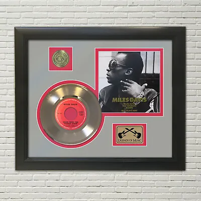 Miles Davis Voodoo Down Framed Picture Sleeve Gold 45 Record Display M4 • $149.95