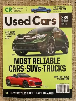 $11.99 • Buy USED CARS Buying Guide CONSUMER REPORTS September 2022 STRETCH A TANK Of GAS New