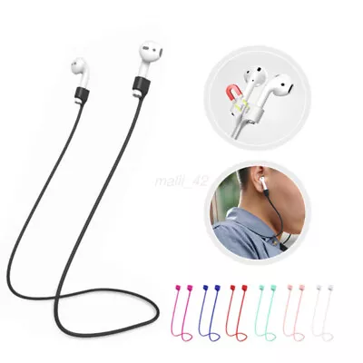 Earphone Anti Lost Accessories Silicone Magnetic Cable Strap For Airpods • $8.35