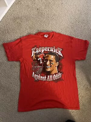 Collin Kaepernick T-Shirt Red Men Size Large 49ers Vintage San Francisco • $16