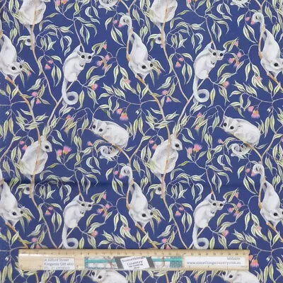 Patchwork Quilting Fabric Cheeky Possums Allover 50x55cm FQ • $9.25