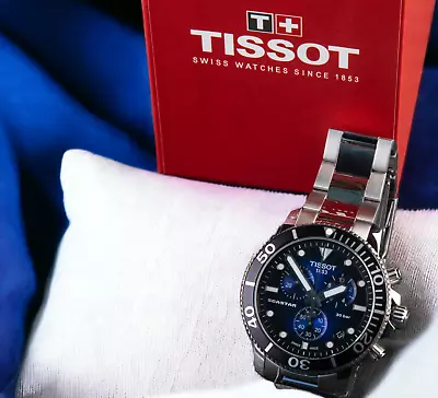 Tissot - Seastar 1000 Blue Dial Men's Watch - 120.417.11.041.01 • £253.14