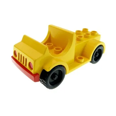 $2.89 • Buy 1x Lego Duplo Vehicle Truck Yellow Fire Brigade Transporter Set 9156 1041 4575