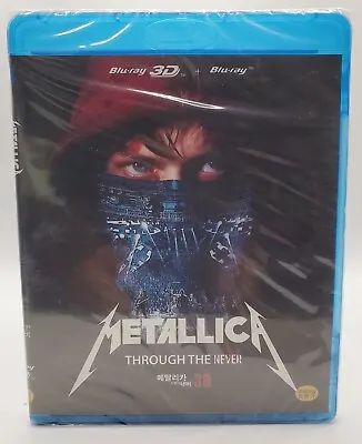 METALLICA Through The Never (2013) 3D + 2D Blu-Ray NEW (USA Compatible) • $32.99