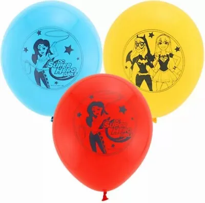$11 • Buy Super Hero Girls DC 12pcs Party Latex Balloons Happy Birthday Decorations.