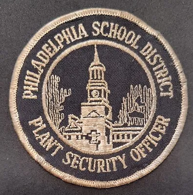 Philadelphia Police Badge Philadelphia School District Plant Security Officer Pa • $99.99