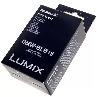 New Genuine Panasonic Lithium-ion Battery DMW-BLB13DMC-G1/G2/G10/GH1WARRANTY • $79