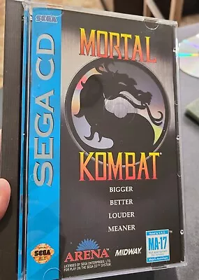 Mortal Kombat (Sega CD 1993) VG CIB  • $22.50