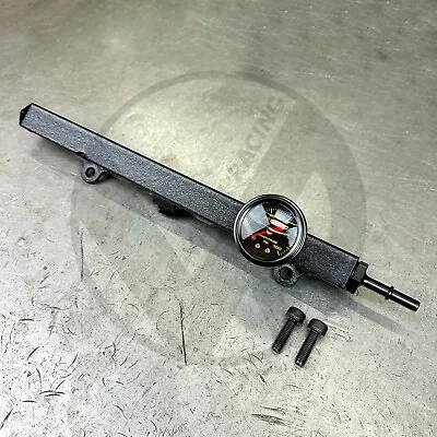 High Flow Fuel Rail K-Tuned Fuel Pressure Gauge For 02-06 Acura RSX RSX-S • $169.95