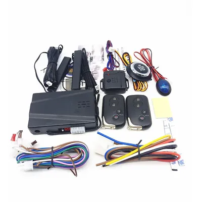 Car Ignition Switch Engine Start Push Button Keyless Entry Starter Remote Kit • $83.60