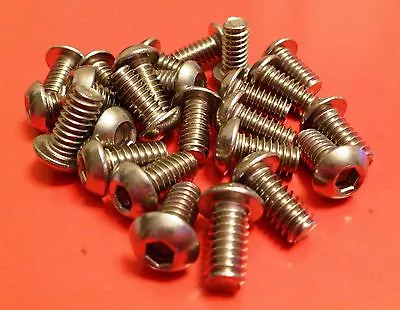 8020 80/20 EQUIVALENT Stainless 1/4-20 X 1/2  BHSCS 10 Series 3690 (25pcs) • $7.95