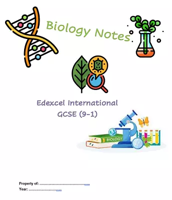 IGCSE Biology Teacher Notes - Edexcel • £30