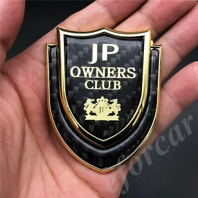 Metal Carbon Fiber Junction Produce JP VIP JDM Car Emblem Badge Decal Sticker • $11.90